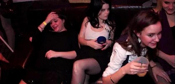 Very crazy group sex in VIP nightclub